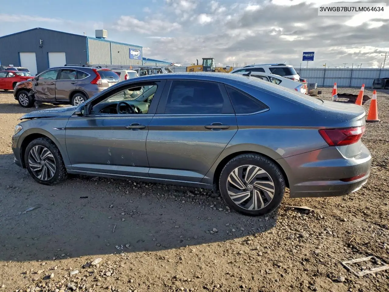 3VWGB7BU7LM064634 2020 Volkswagen Jetta Sel Premium