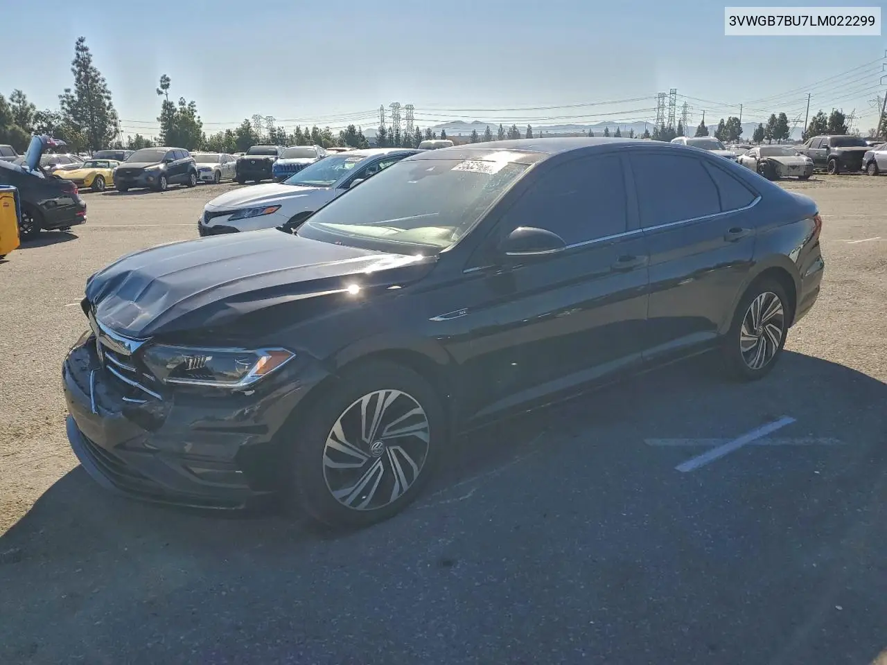 3VWGB7BU7LM022299 2020 Volkswagen Jetta Sel Premium