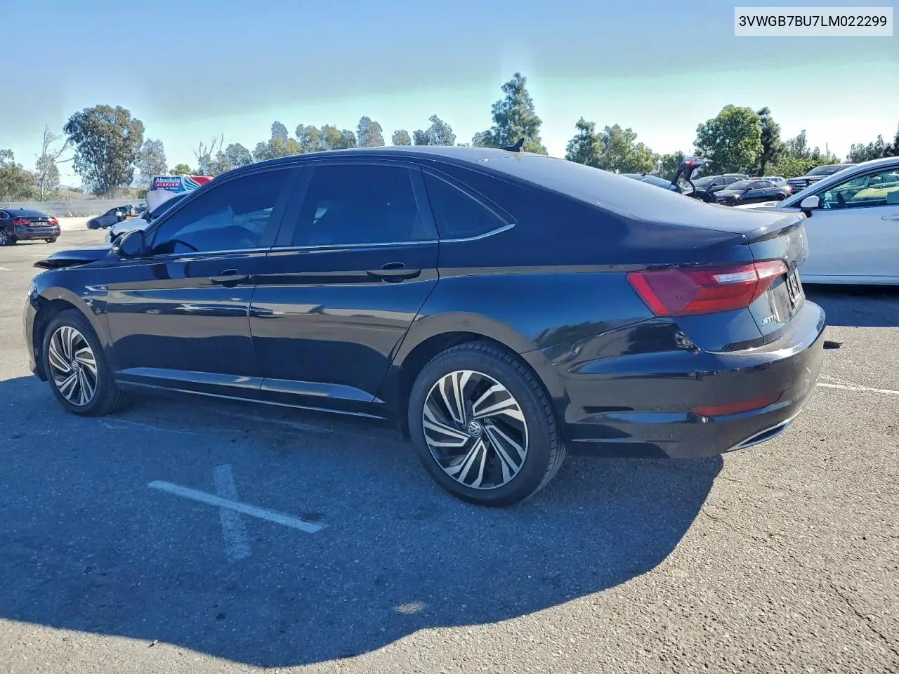 3VWGB7BU7LM022299 2020 Volkswagen Jetta Sel Premium