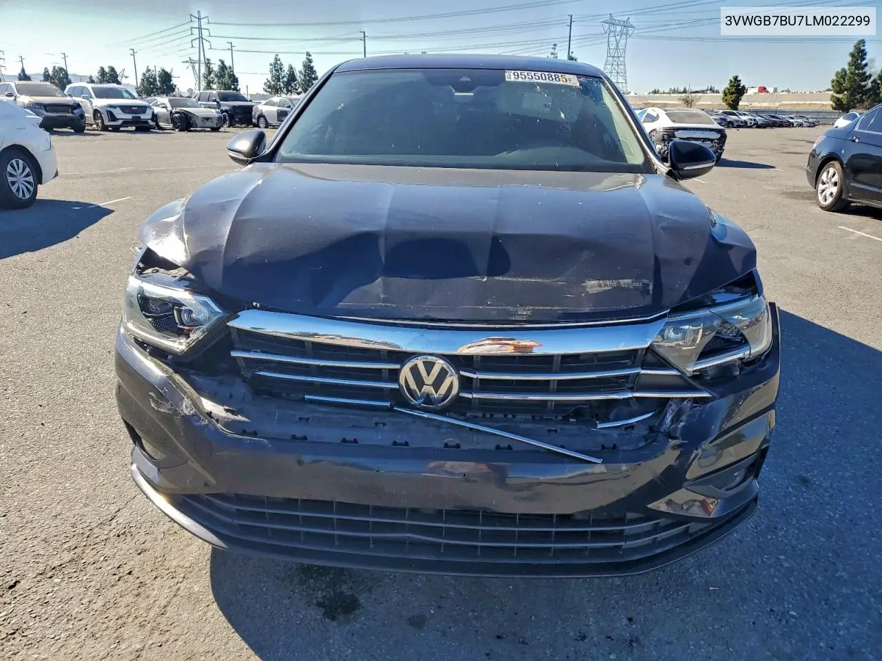 3VWGB7BU7LM022299 2020 Volkswagen Jetta Sel Premium