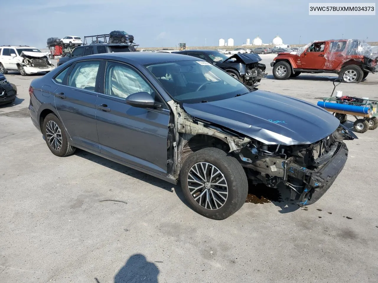 3VWC57BUXMM034373 2021 Volkswagen Jetta S