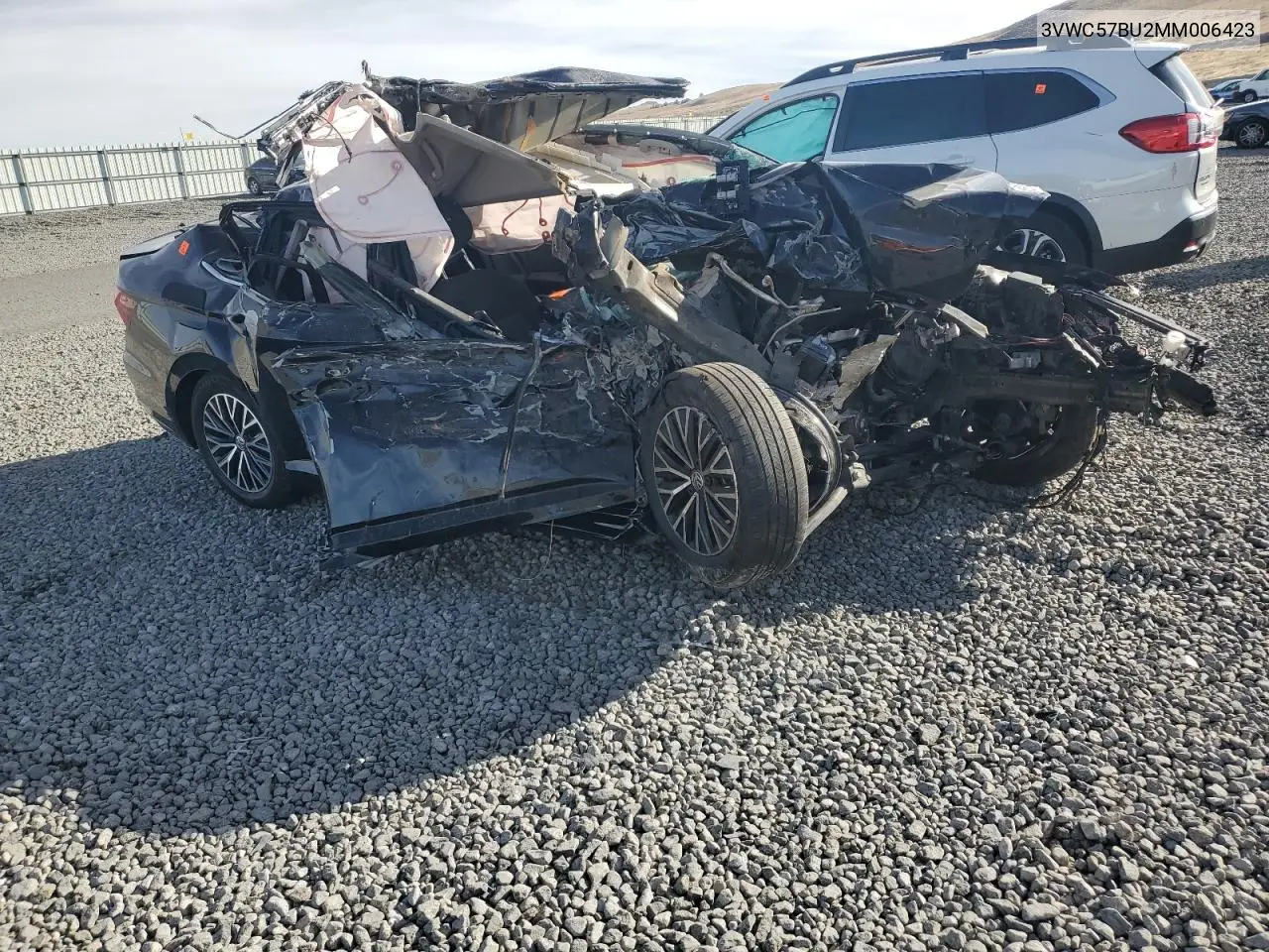 3VWC57BU2MM006423 2021 Volkswagen Jetta S