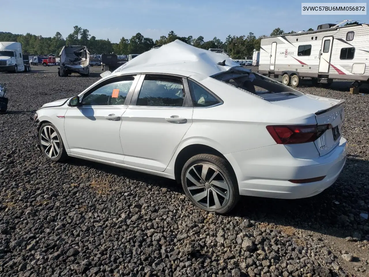 3VWC57BU6MM056872 2021 Volkswagen Jetta S