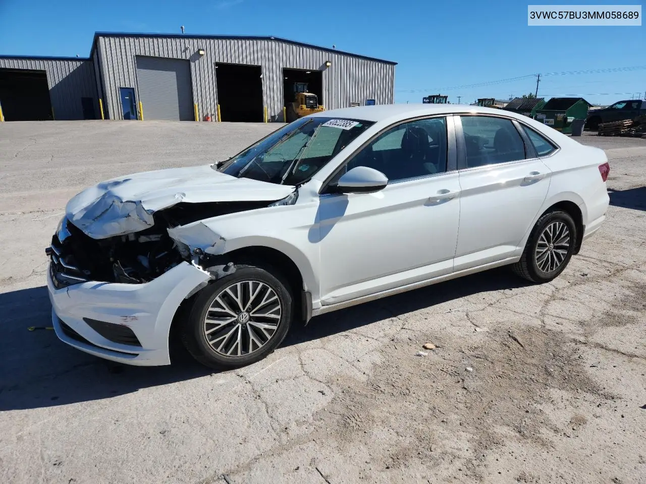 3VWC57BU3MM058689 2021 Volkswagen Jetta S