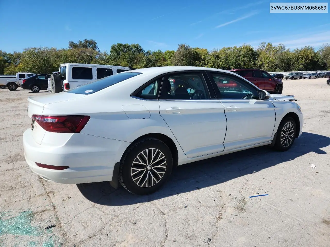 3VWC57BU3MM058689 2021 Volkswagen Jetta S