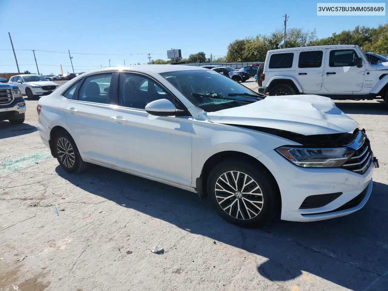 3VWC57BU3MM058689 2021 Volkswagen Jetta S