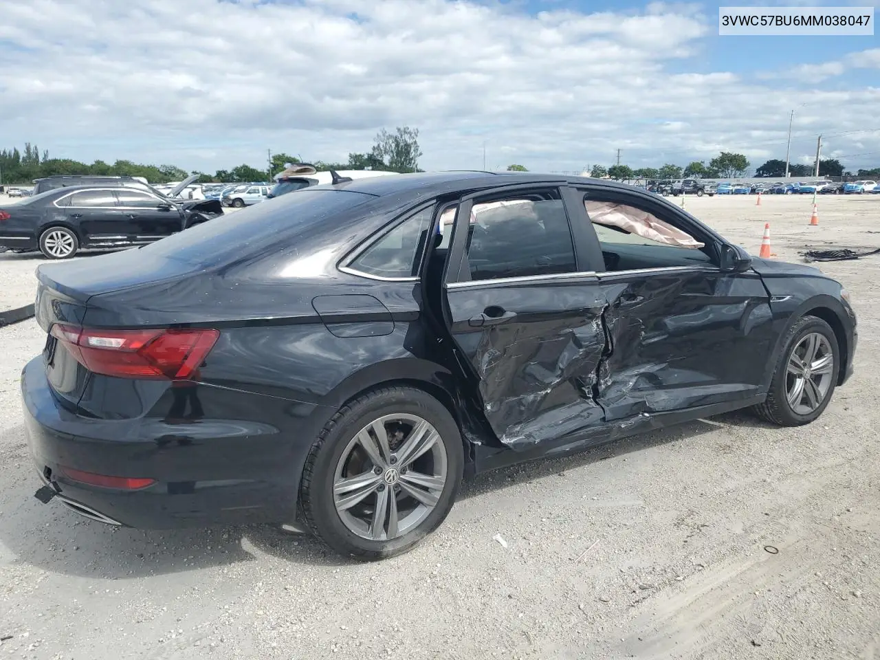 3VWC57BU6MM038047 2021 Volkswagen Jetta S