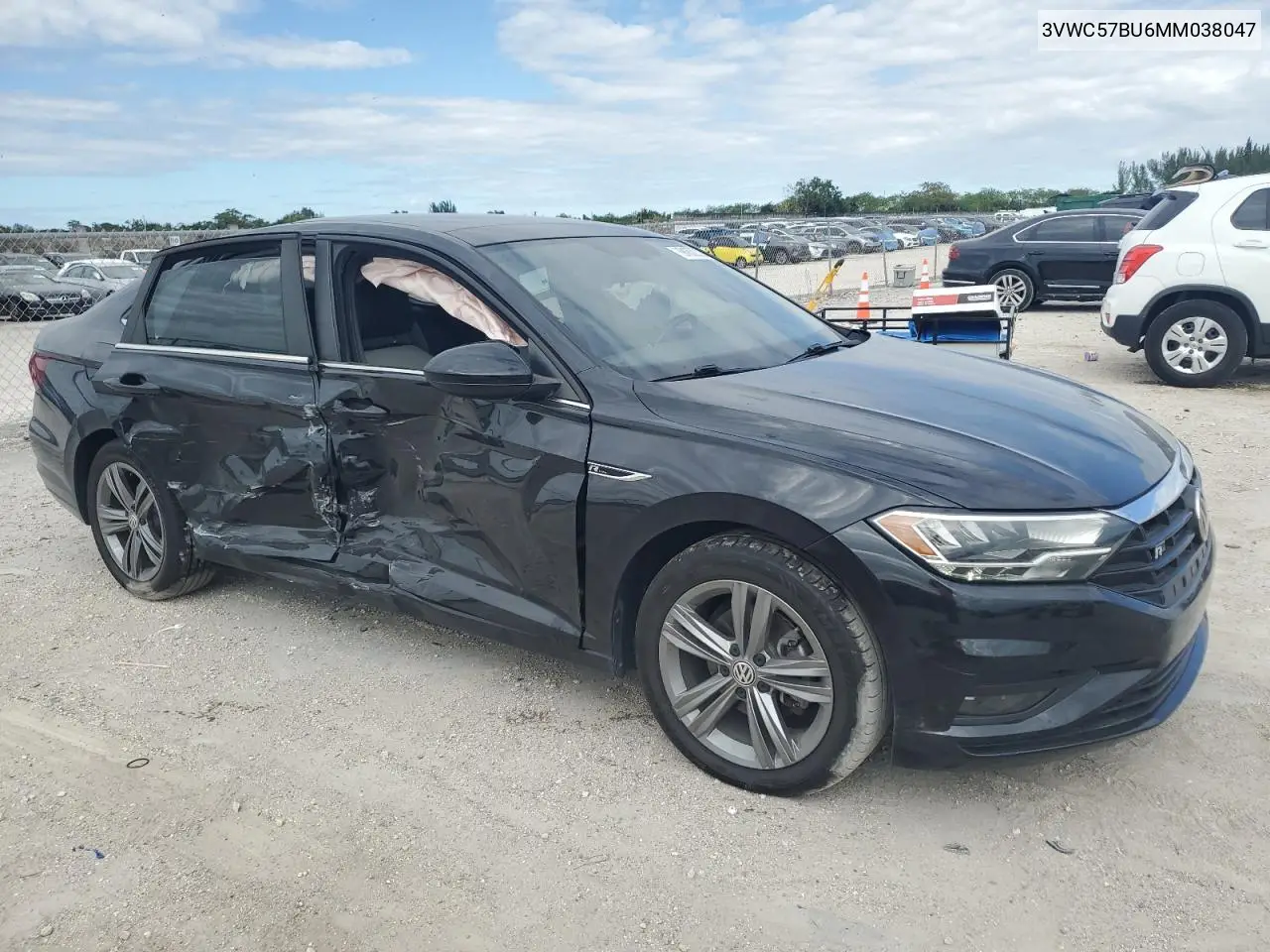 3VWC57BU6MM038047 2021 Volkswagen Jetta S