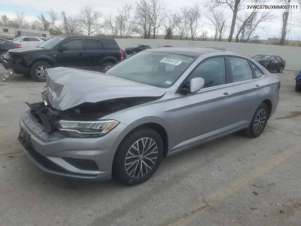 3VWC57BUXMM007111 2021 Volkswagen Jetta S