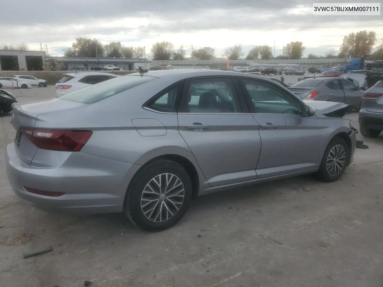 3VWC57BUXMM007111 2021 Volkswagen Jetta S