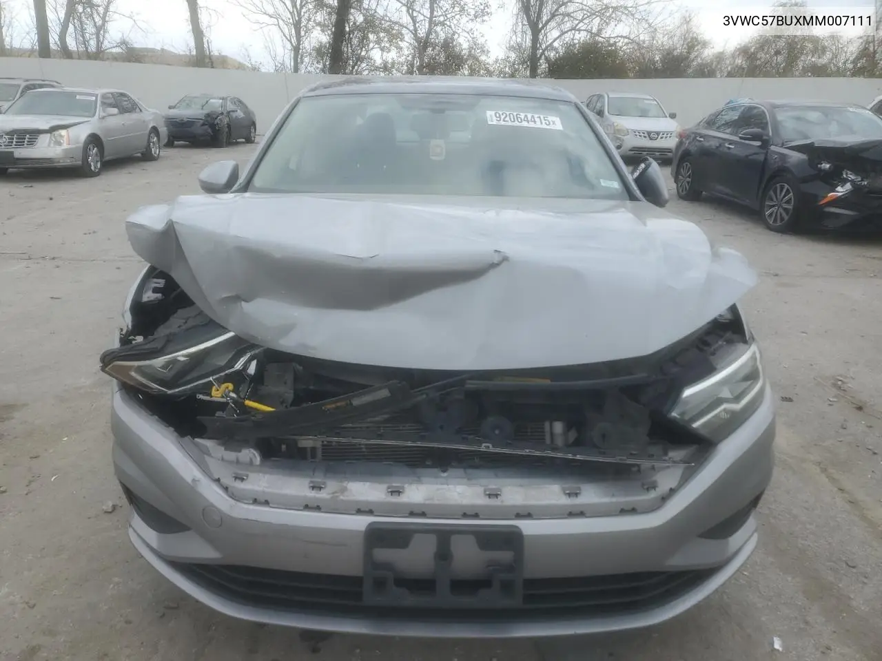 3VWC57BUXMM007111 2021 Volkswagen Jetta S