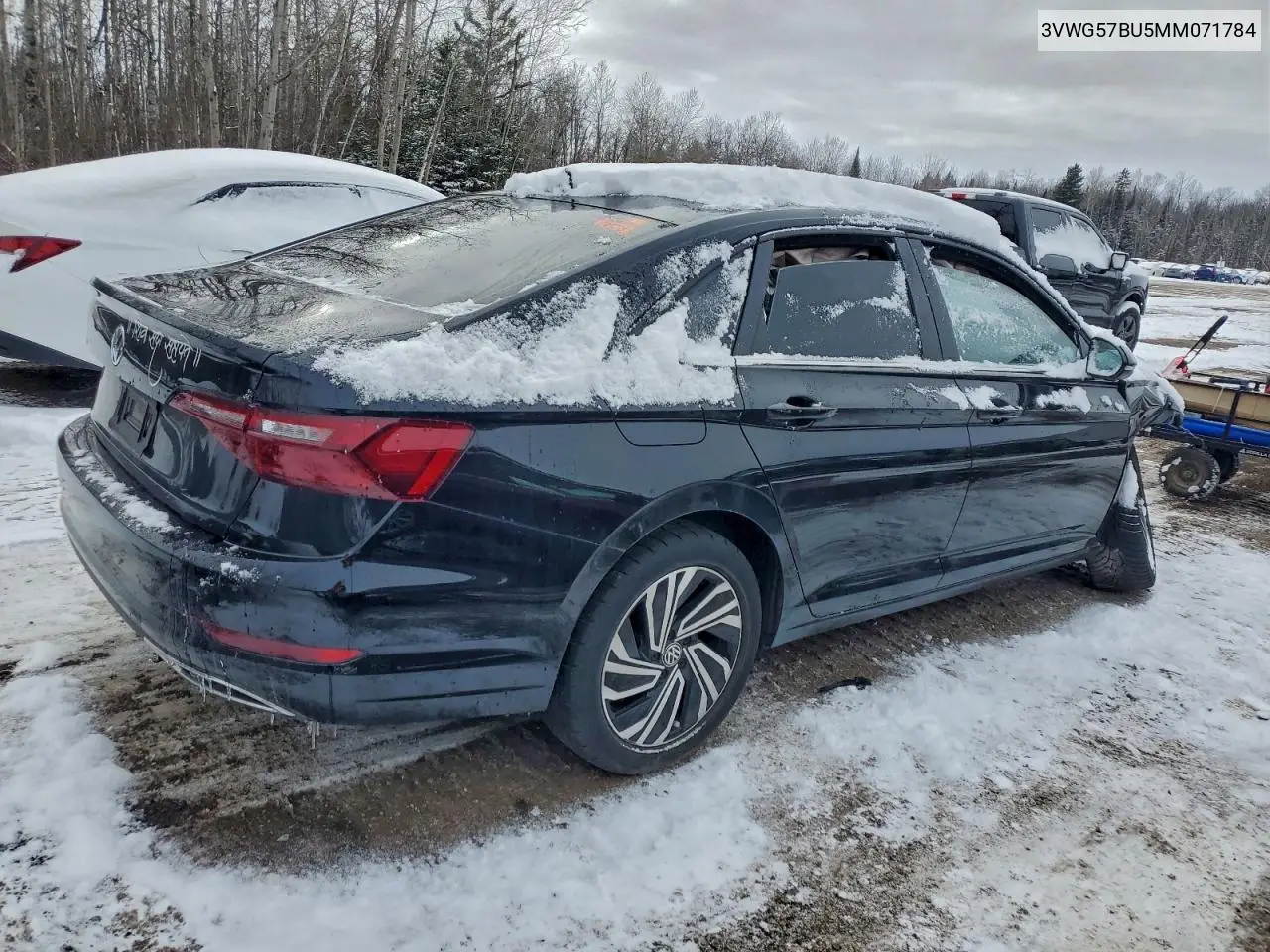 3VWG57BU5MM071784 2021 Volkswagen Jetta Sel Premium