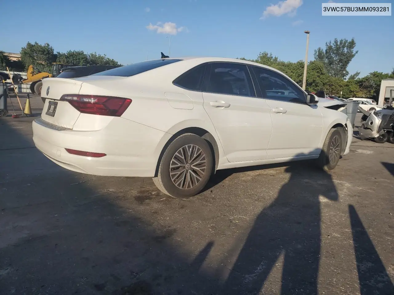 3VWC57BU3MM093281 2021 Volkswagen Jetta S