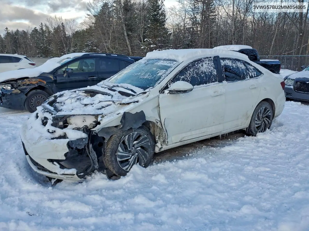 3VWG57BU2MM054005 2021 Volkswagen Jetta Sel Premium
