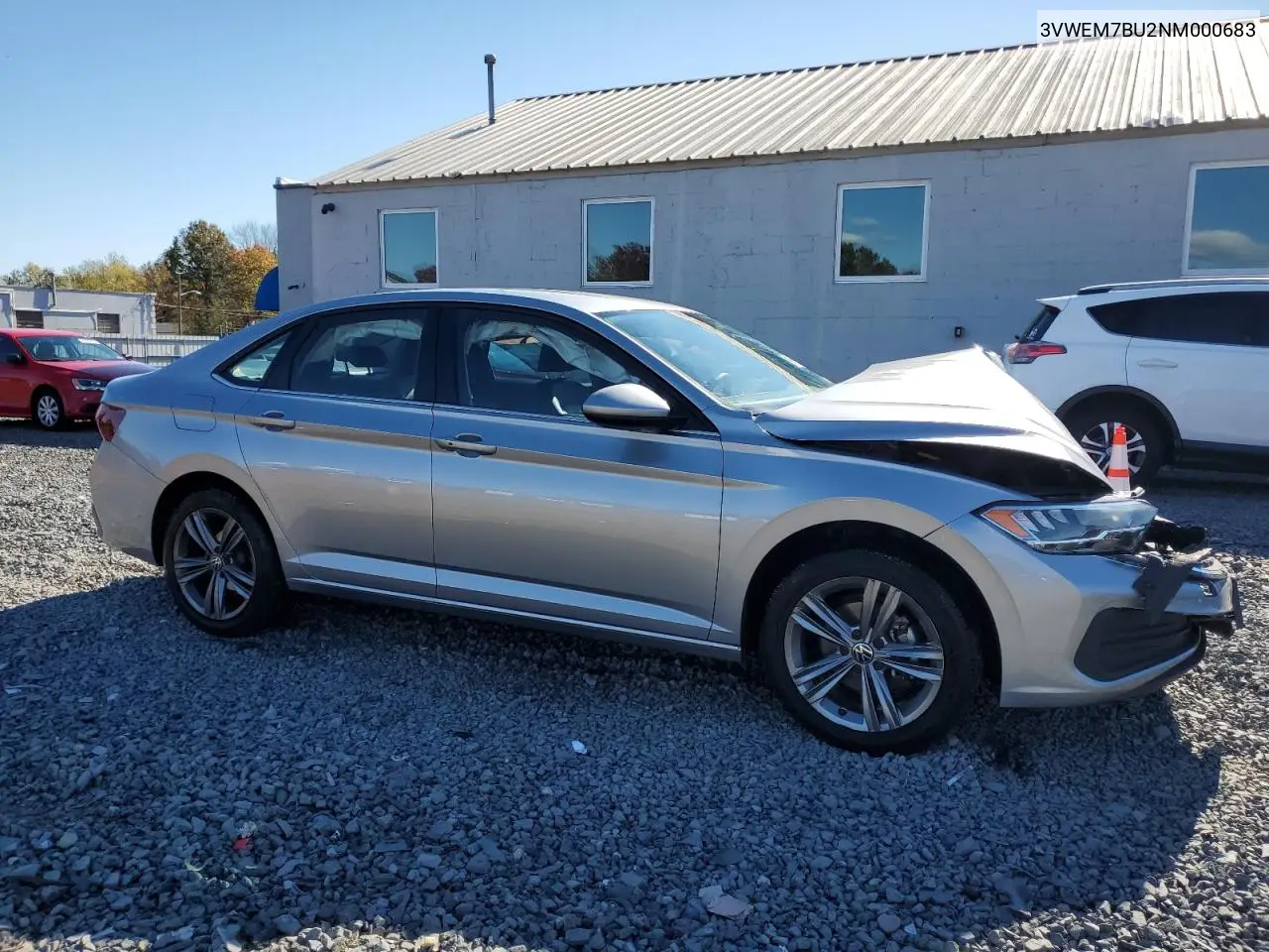 3VWEM7BU2NM000683 2022 Volkswagen Jetta Se