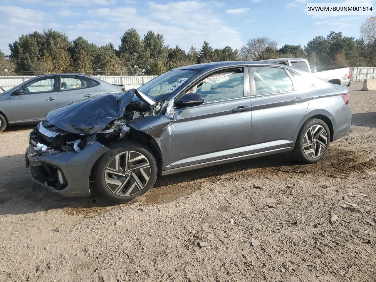 3VWGM7BU9NM001614 2022 Volkswagen Jetta Sel