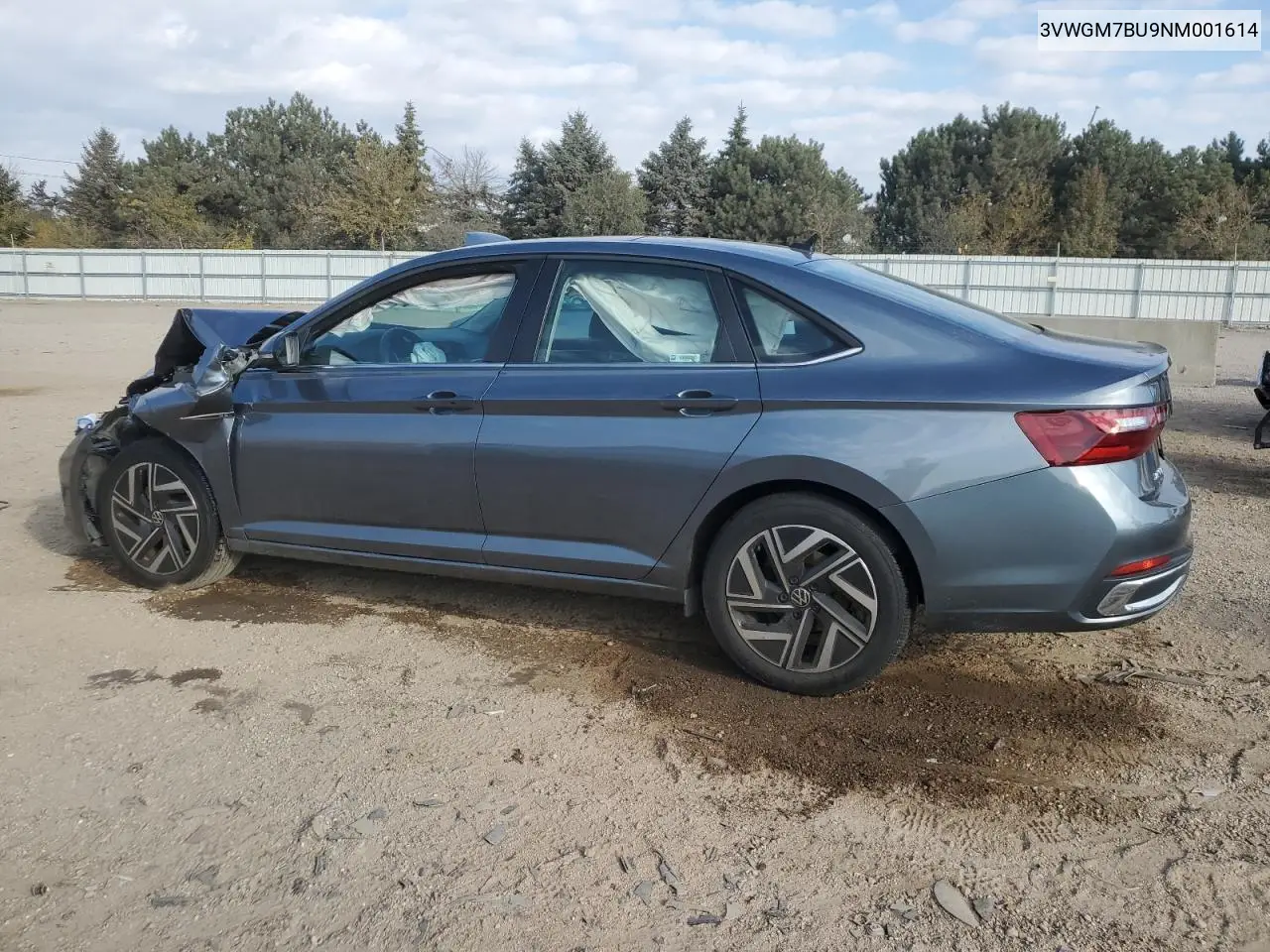 3VWGM7BU9NM001614 2022 Volkswagen Jetta Sel