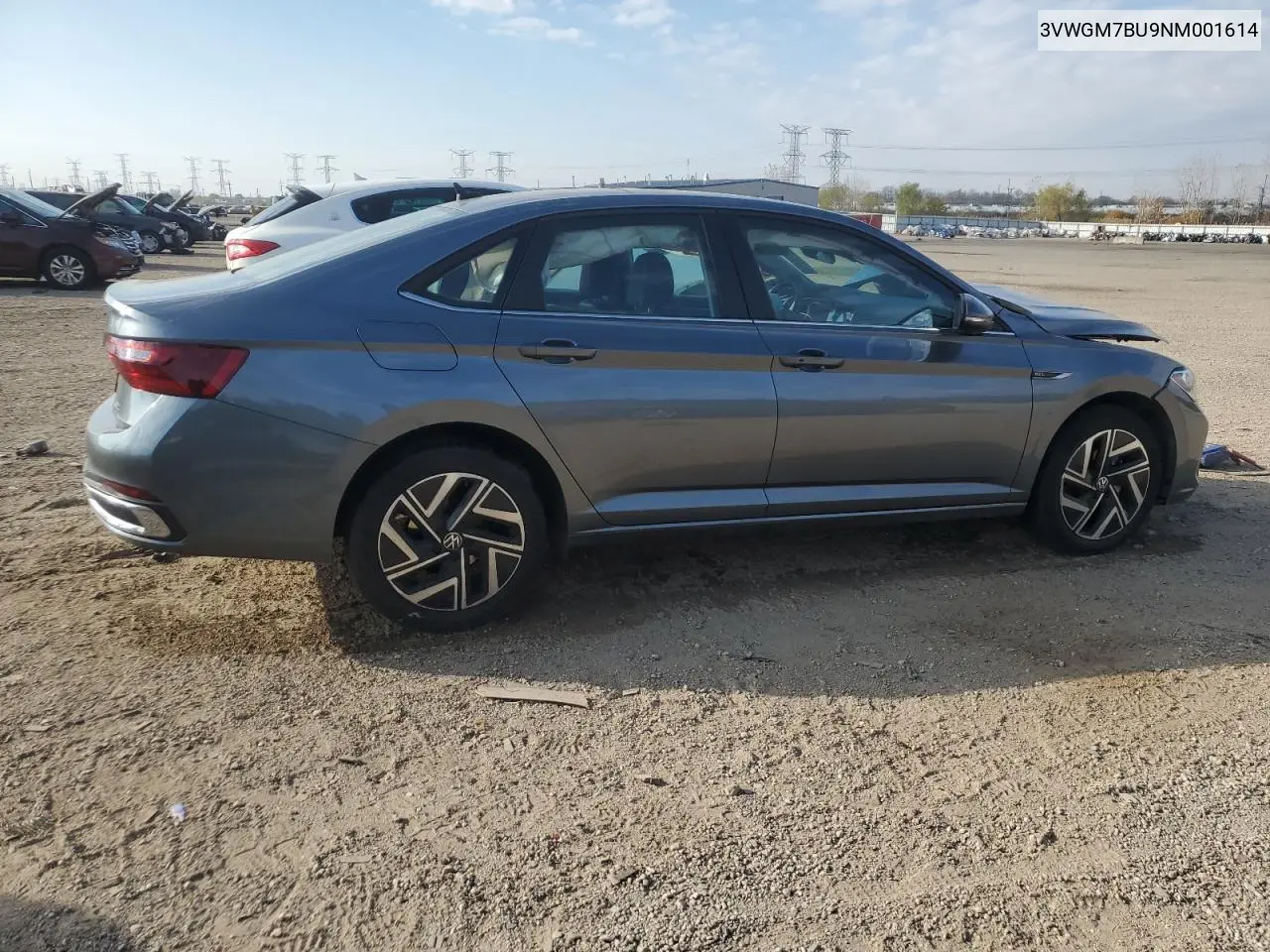 3VWGM7BU9NM001614 2022 Volkswagen Jetta Sel