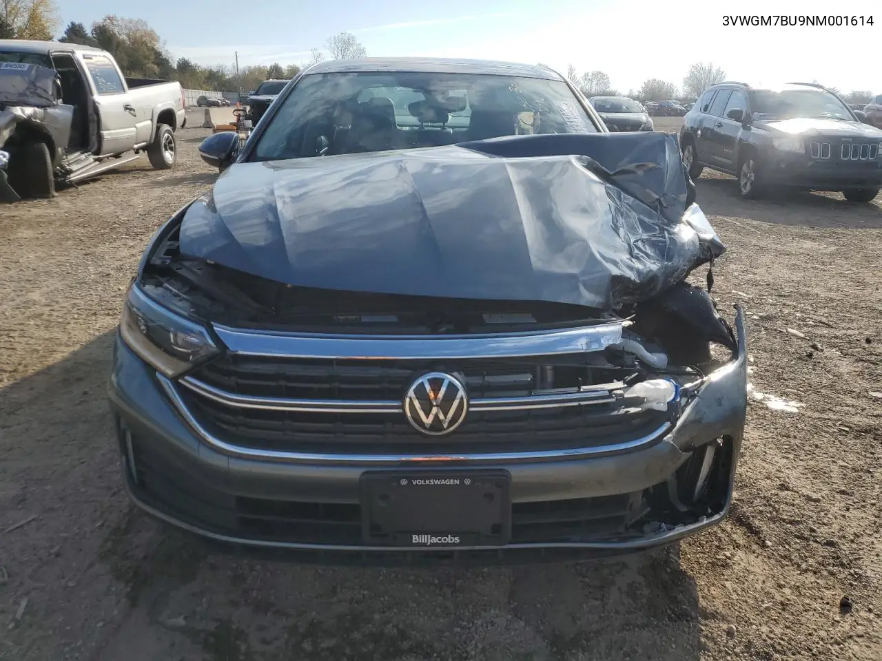 3VWGM7BU9NM001614 2022 Volkswagen Jetta Sel