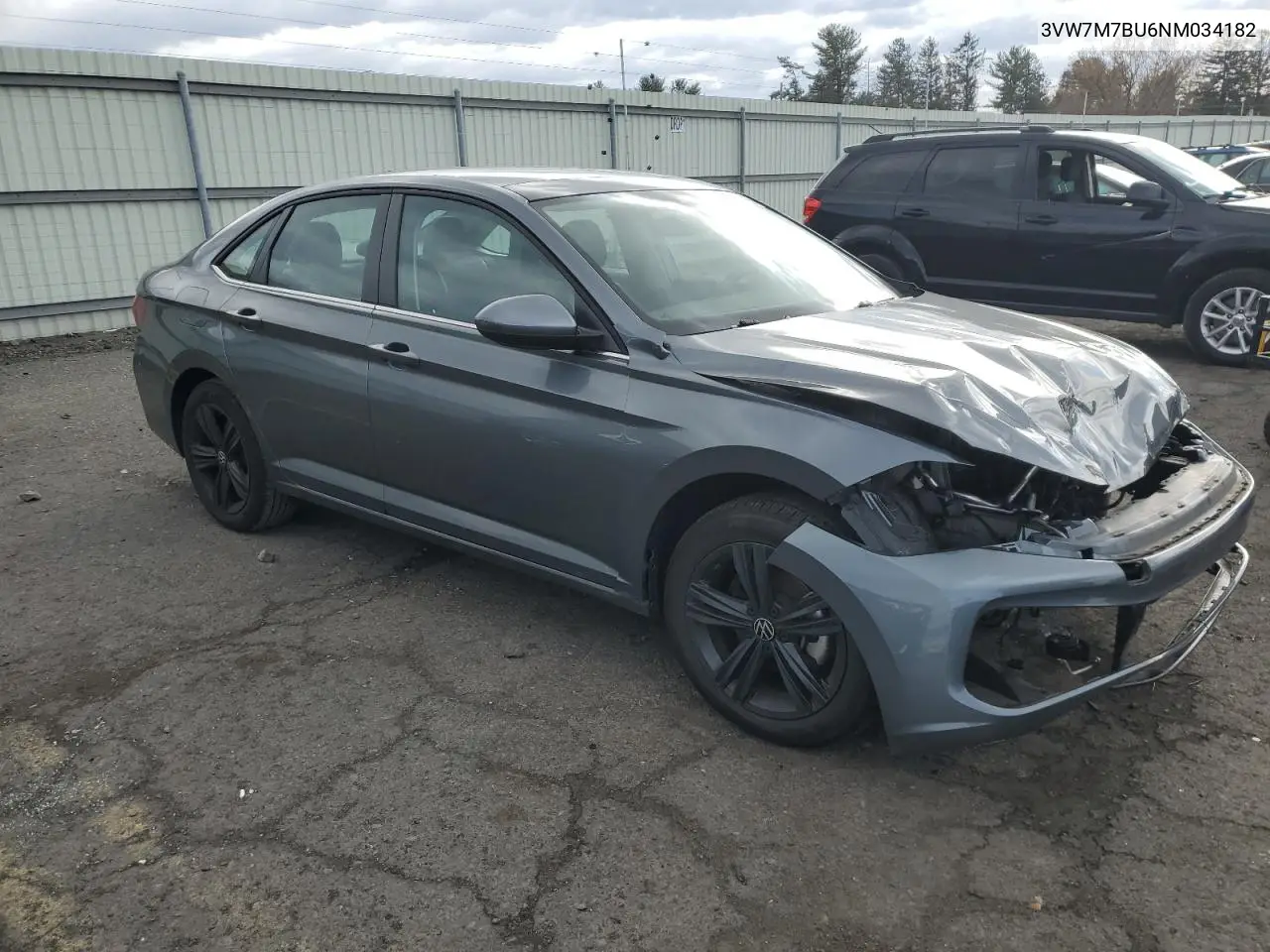 3VW7M7BU6NM034182 2022 Volkswagen Jetta Se