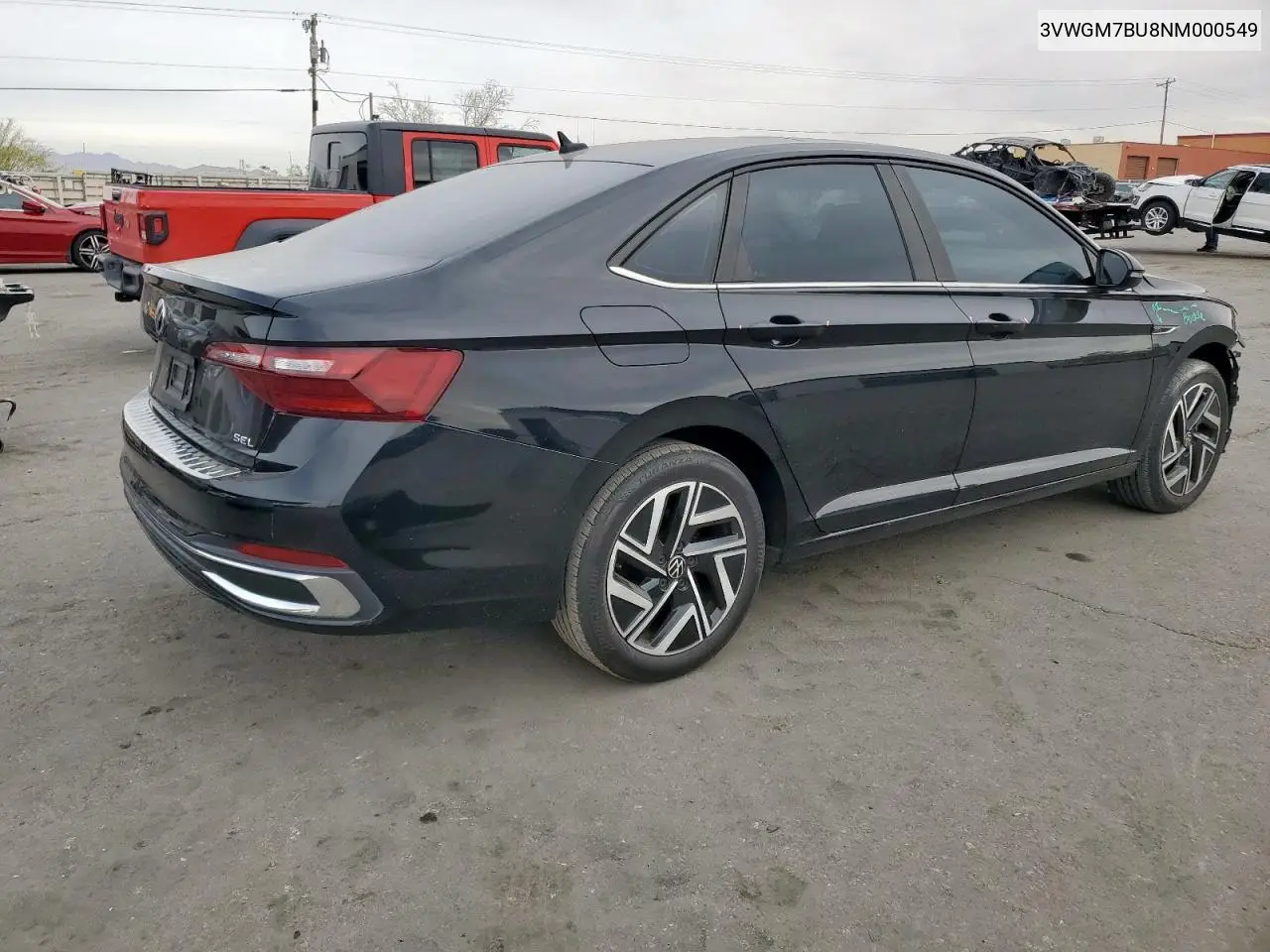 3VWGM7BU8NM000549 2022 Volkswagen Jetta Sel