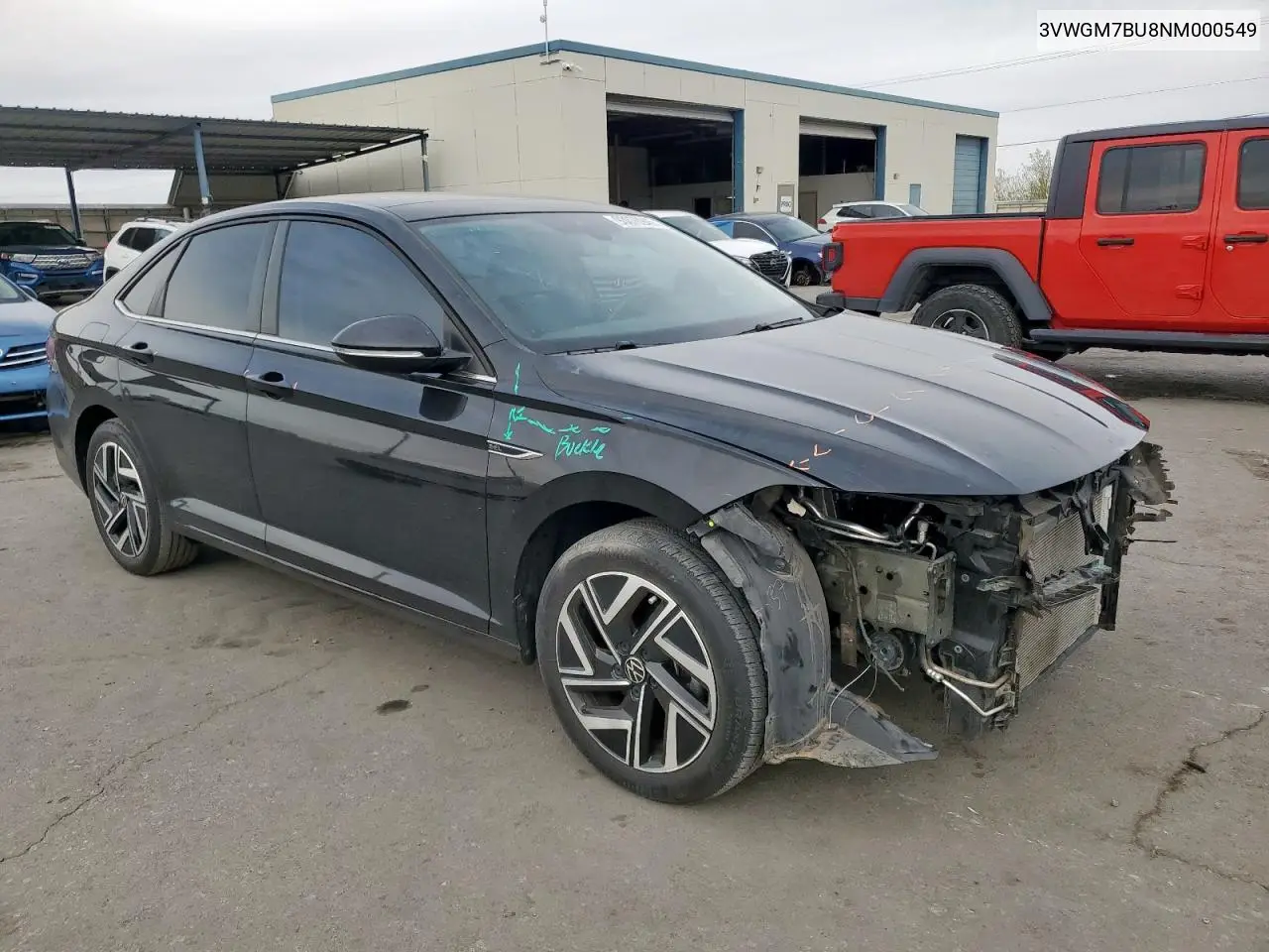 3VWGM7BU8NM000549 2022 Volkswagen Jetta Sel