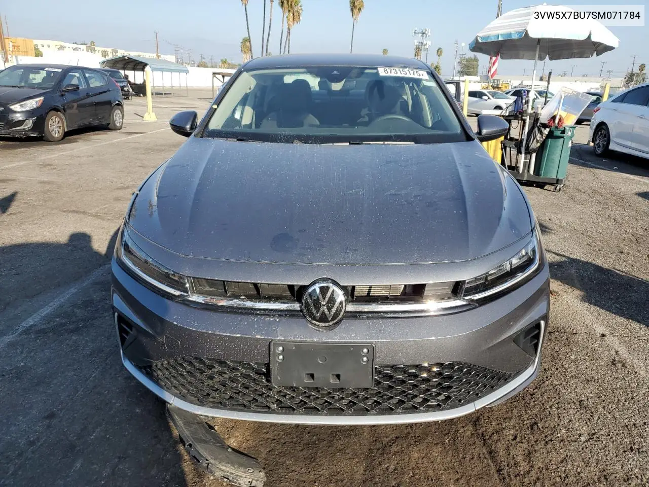 3VW5X7BU7SM071784 2025 Volkswagen Jetta S