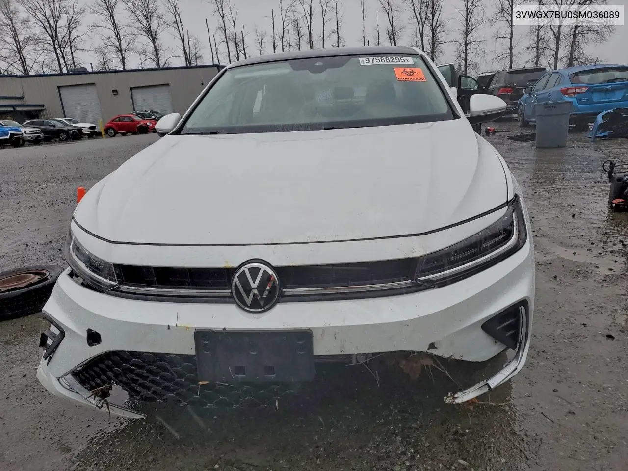 3VWGX7BU0SM036089 2025 Volkswagen Jetta Sel