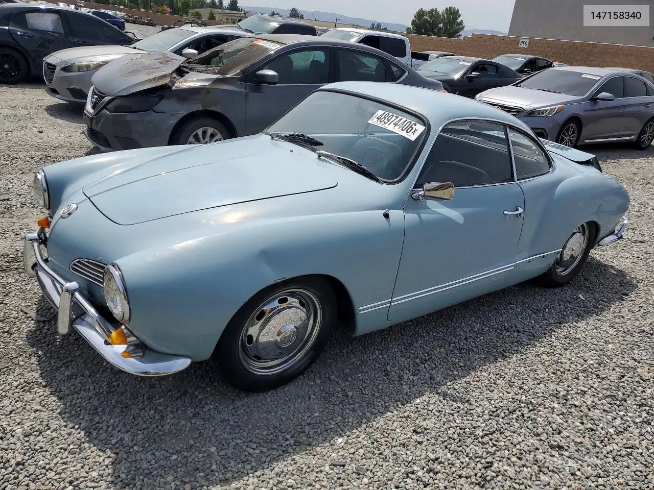 1967 Volkswagen Karmann Ghia VIN: 147158340 Lot: 48974406