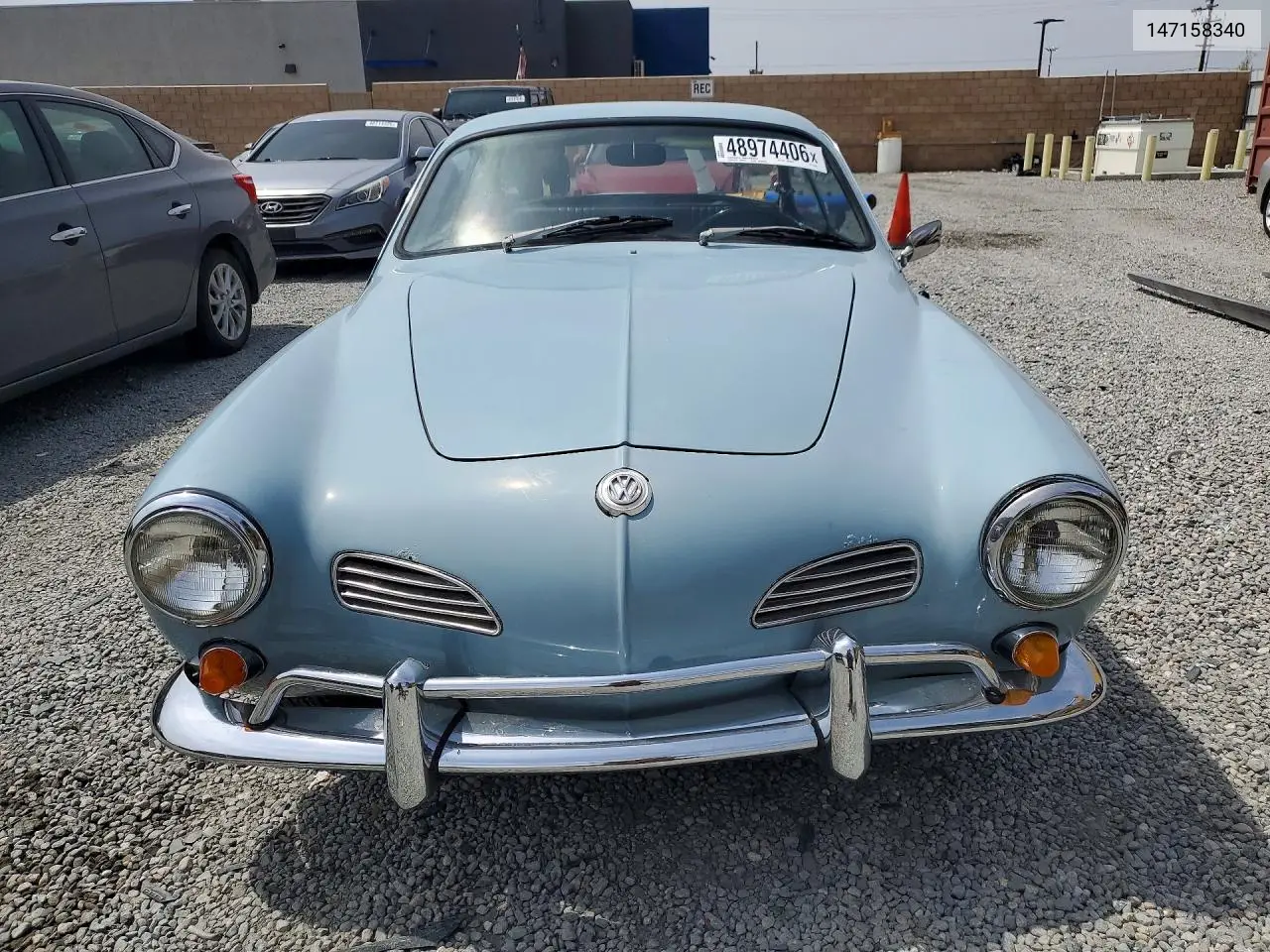1967 Volkswagen Karmann Ghia VIN: 147158340 Lot: 48974406