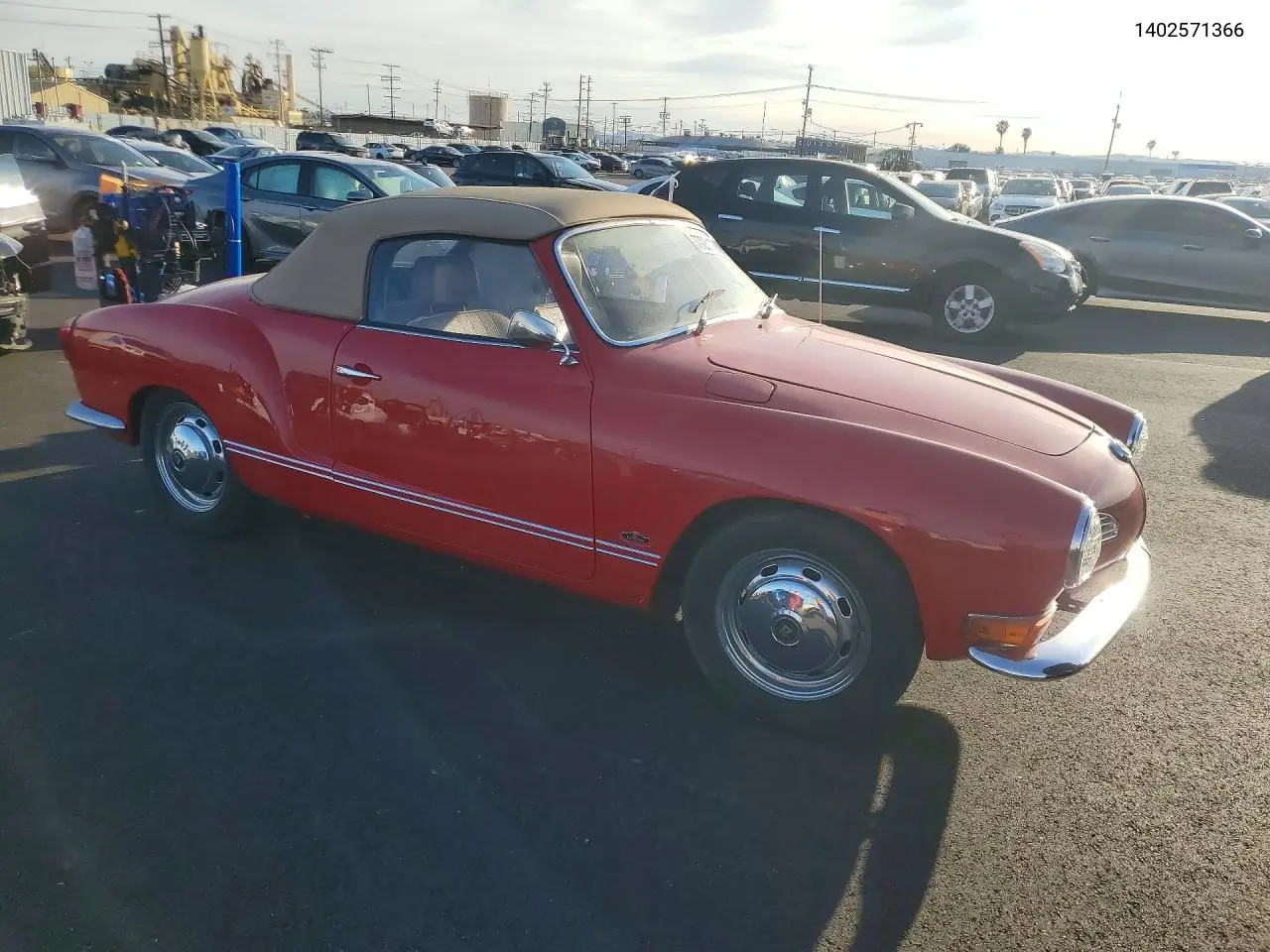 1970 Volkswagen Karmanghia VIN: 1402571366 Lot: 77231785