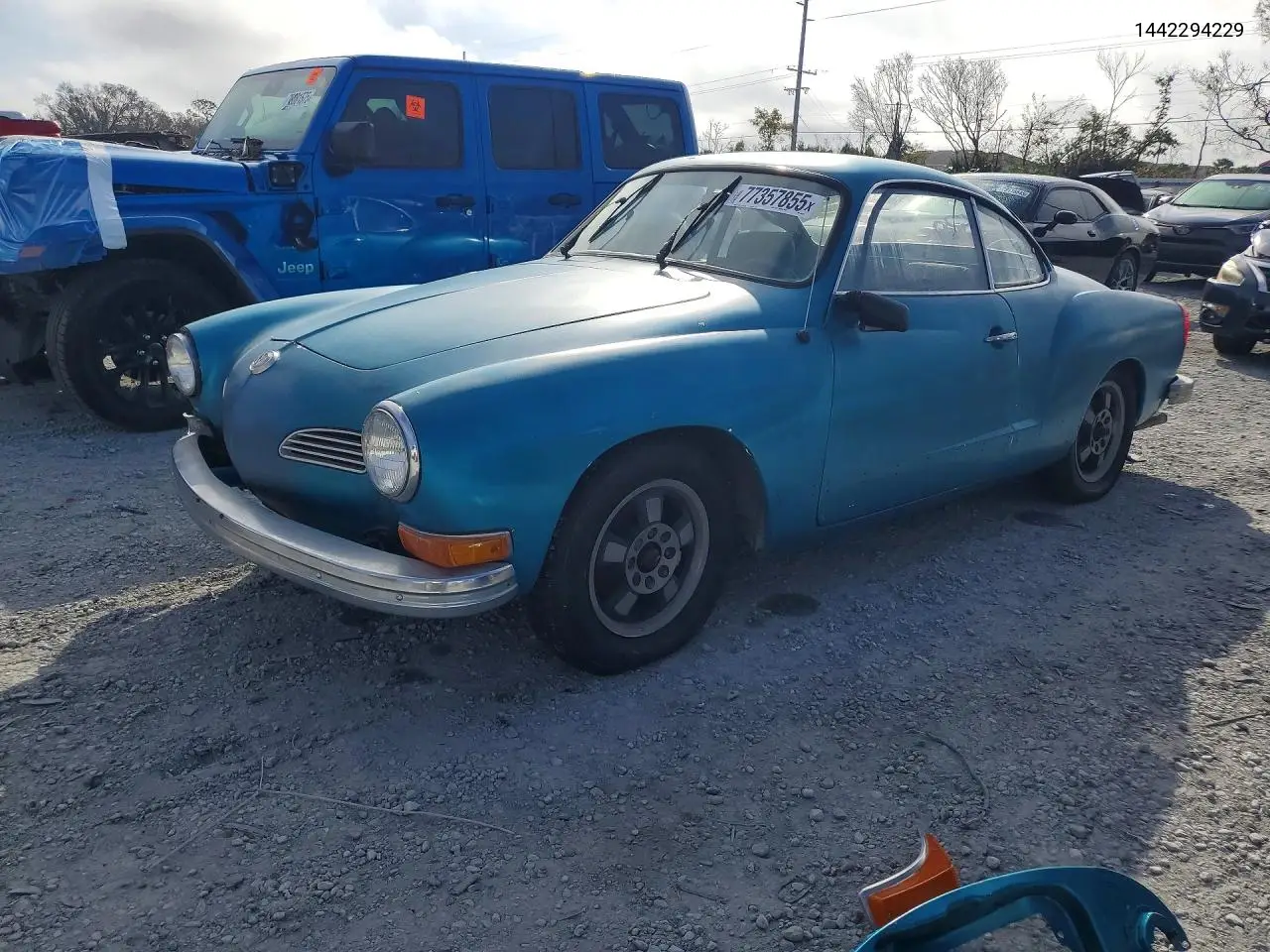 1974 Volkswagen Karmannghi VIN: 1442294229 Lot: 77357855