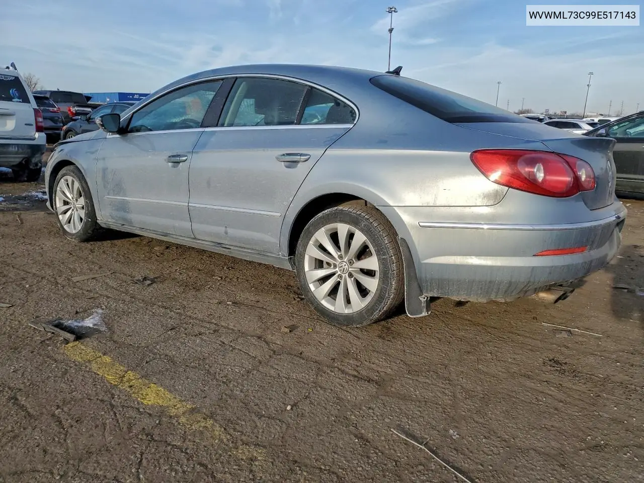 WVWML73C99E517143 2009 Volkswagen Cc Sport