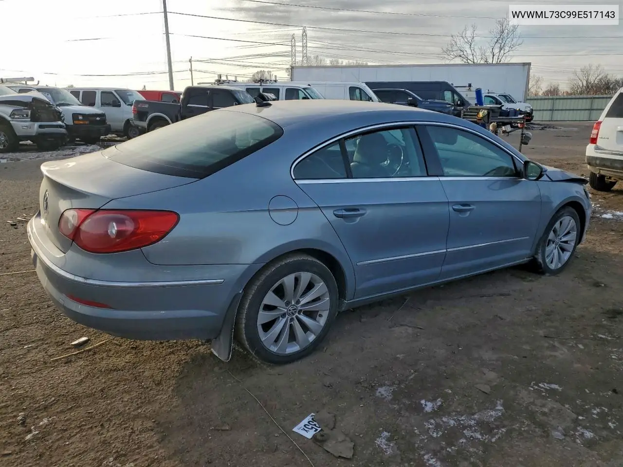 WVWML73C99E517143 2009 Volkswagen Cc Sport