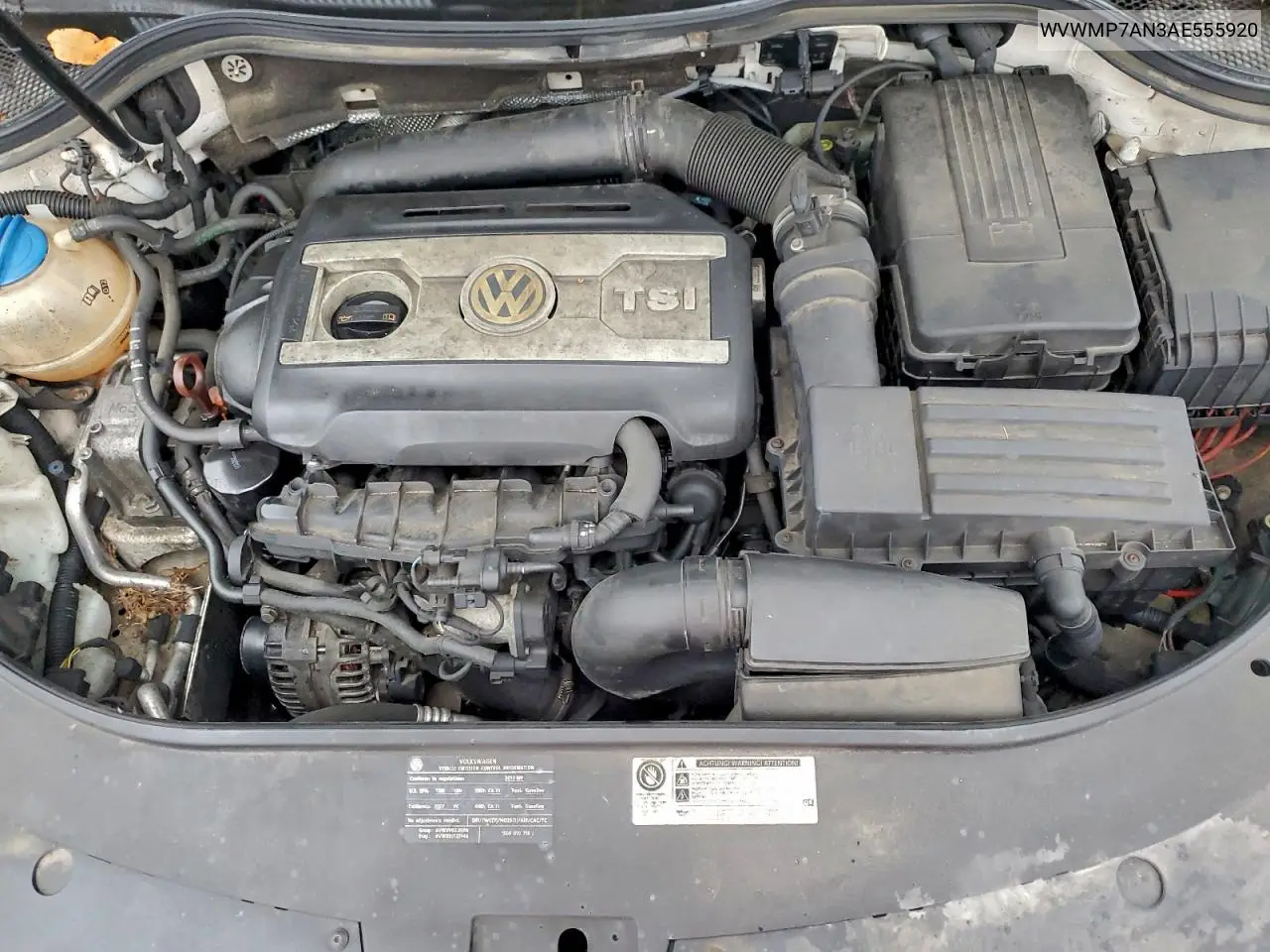 WVWMP7AN3AE555920 2010 Volkswagen Cc Sport