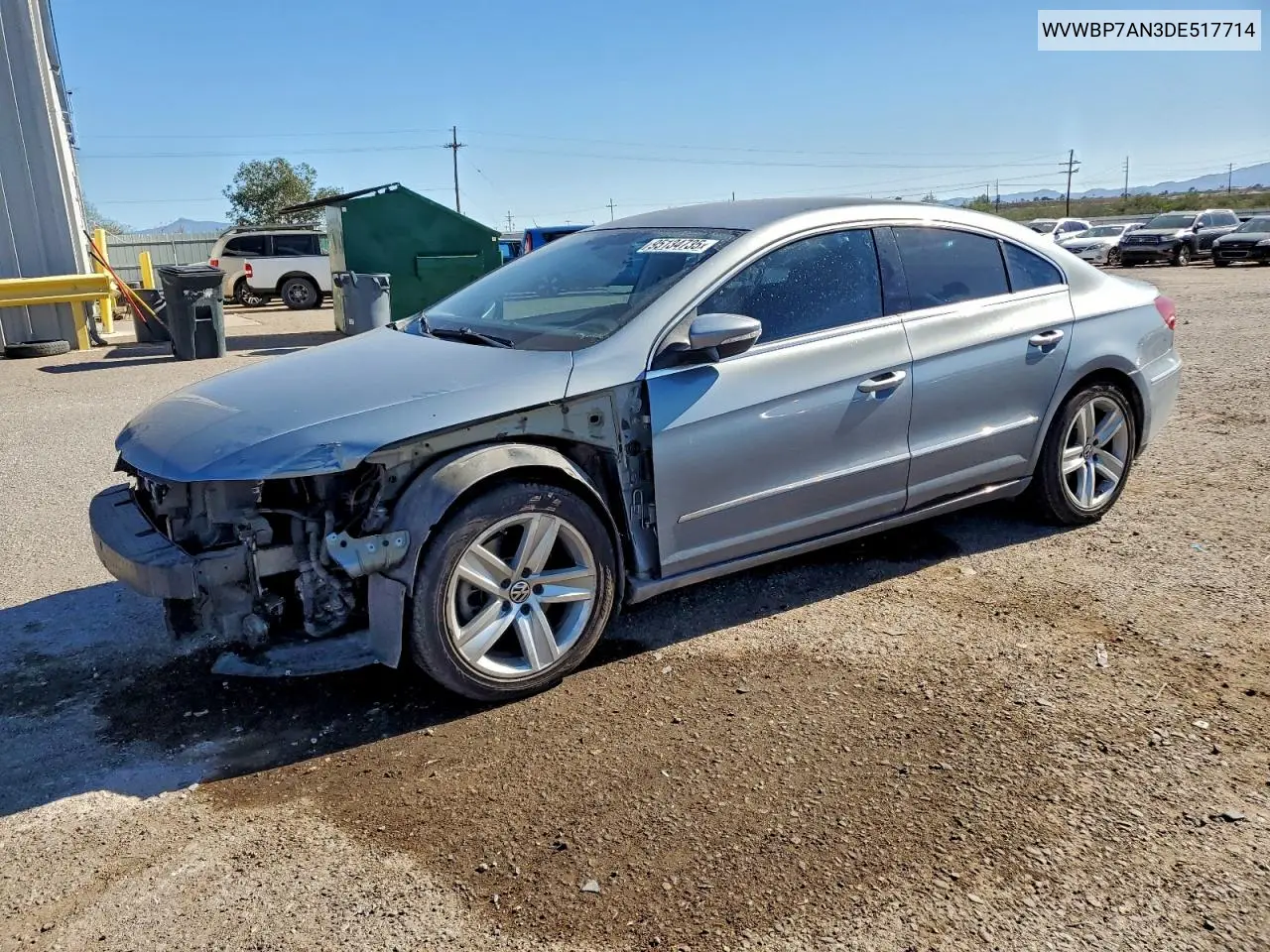 WVWBP7AN3DE517714 2013 Volkswagen Cc Sport