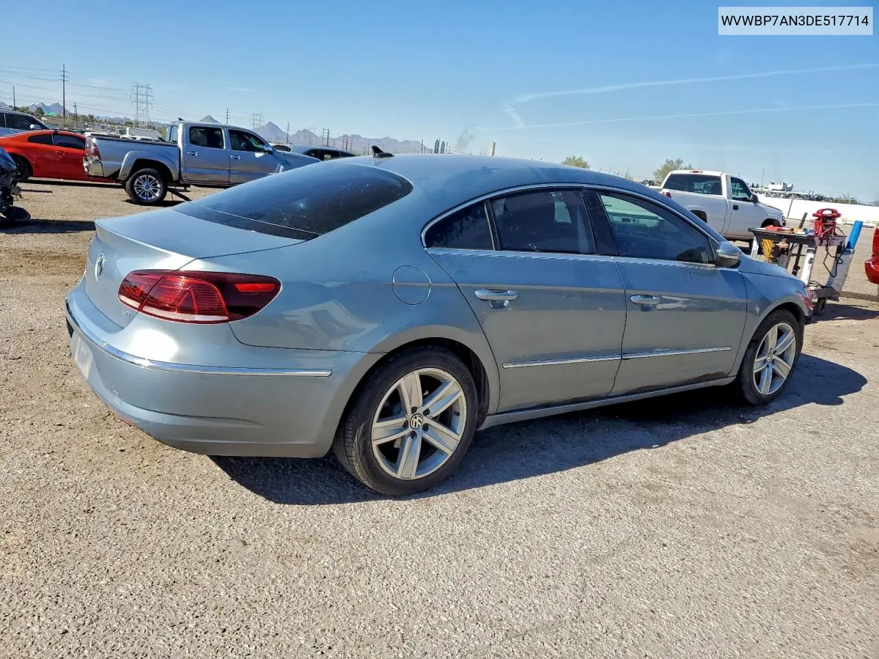 WVWBP7AN3DE517714 2013 Volkswagen Cc Sport
