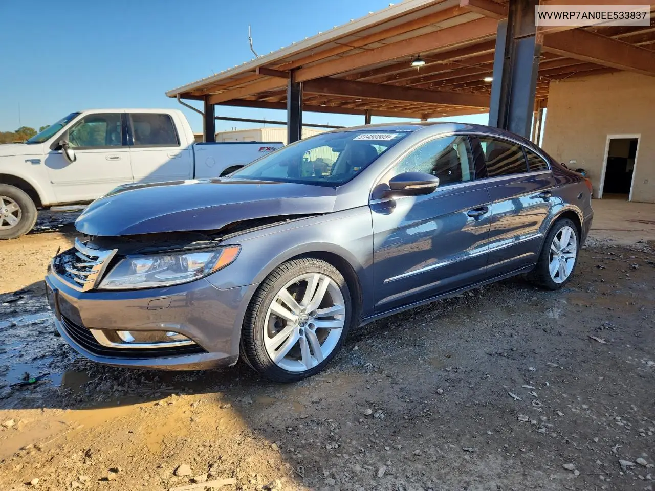 WVWRP7AN0EE533837 2014 Volkswagen Cc Luxury