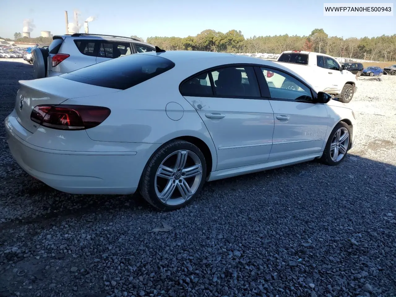 WVWFP7AN0HE500943 2017 Volkswagen Cc R-Line