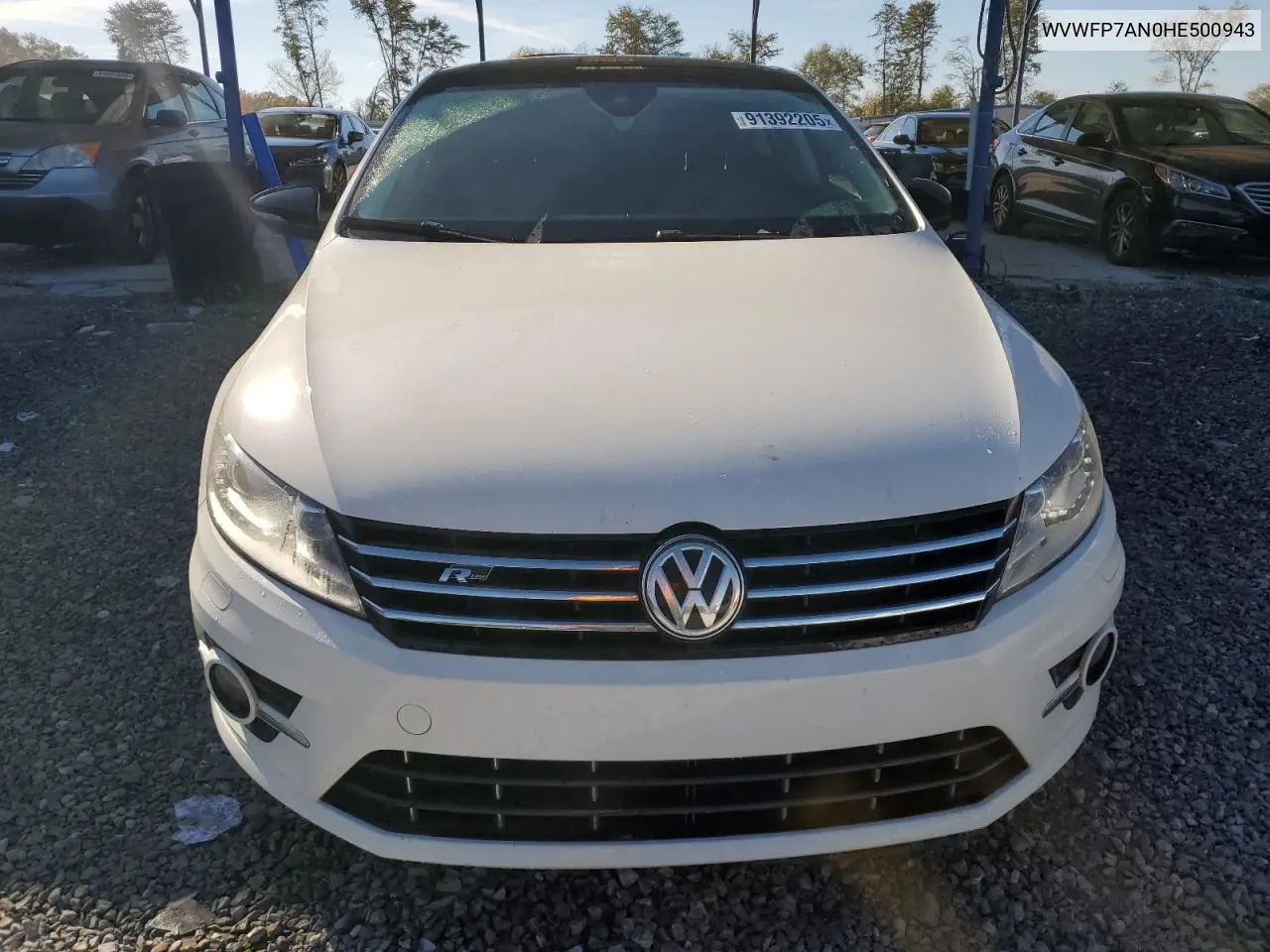 WVWFP7AN0HE500943 2017 Volkswagen Cc R-Line