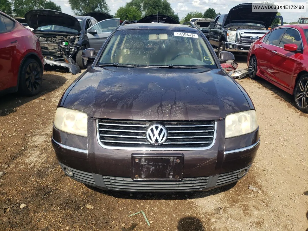 WVWVD63BX4E172488 2004 Volkswagen Passat Gls