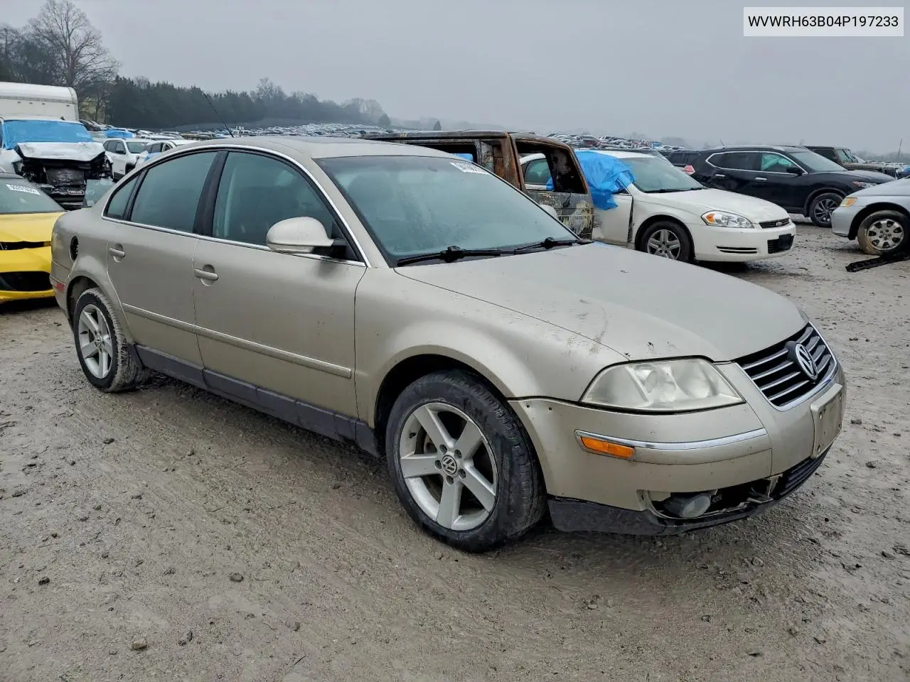 WVWRH63B04P197233 2004 Volkswagen Passat Glx