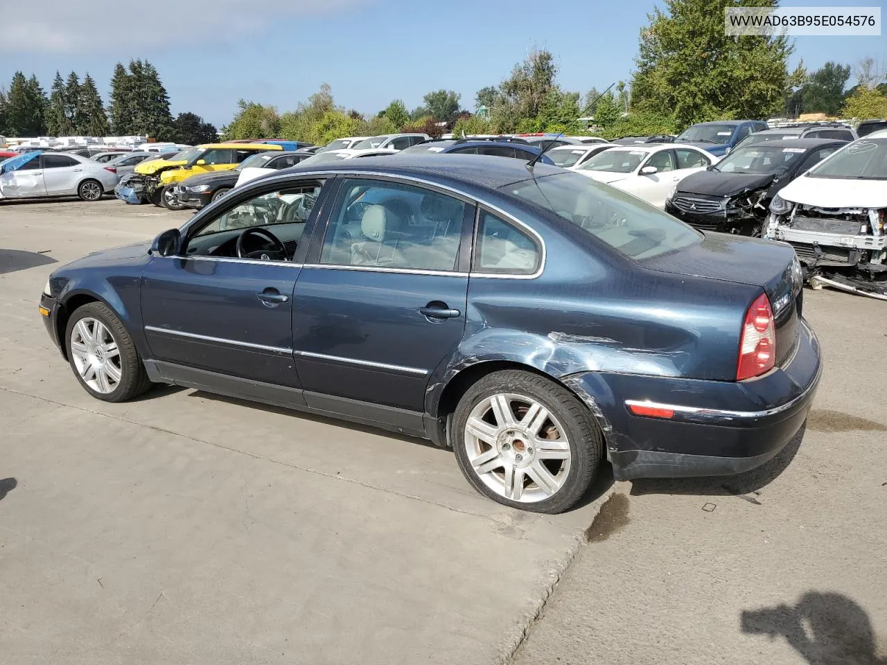 WVWAD63B95E054576 2005 Volkswagen Passat Gls