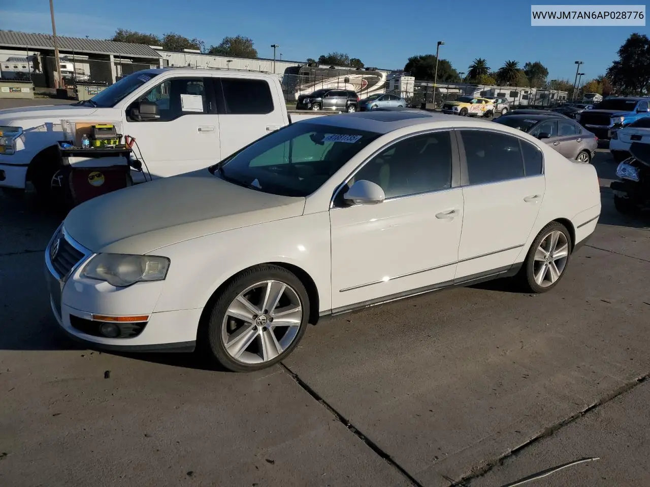 WVWJM7AN6AP028776 2010 Volkswagen Passat Komfort