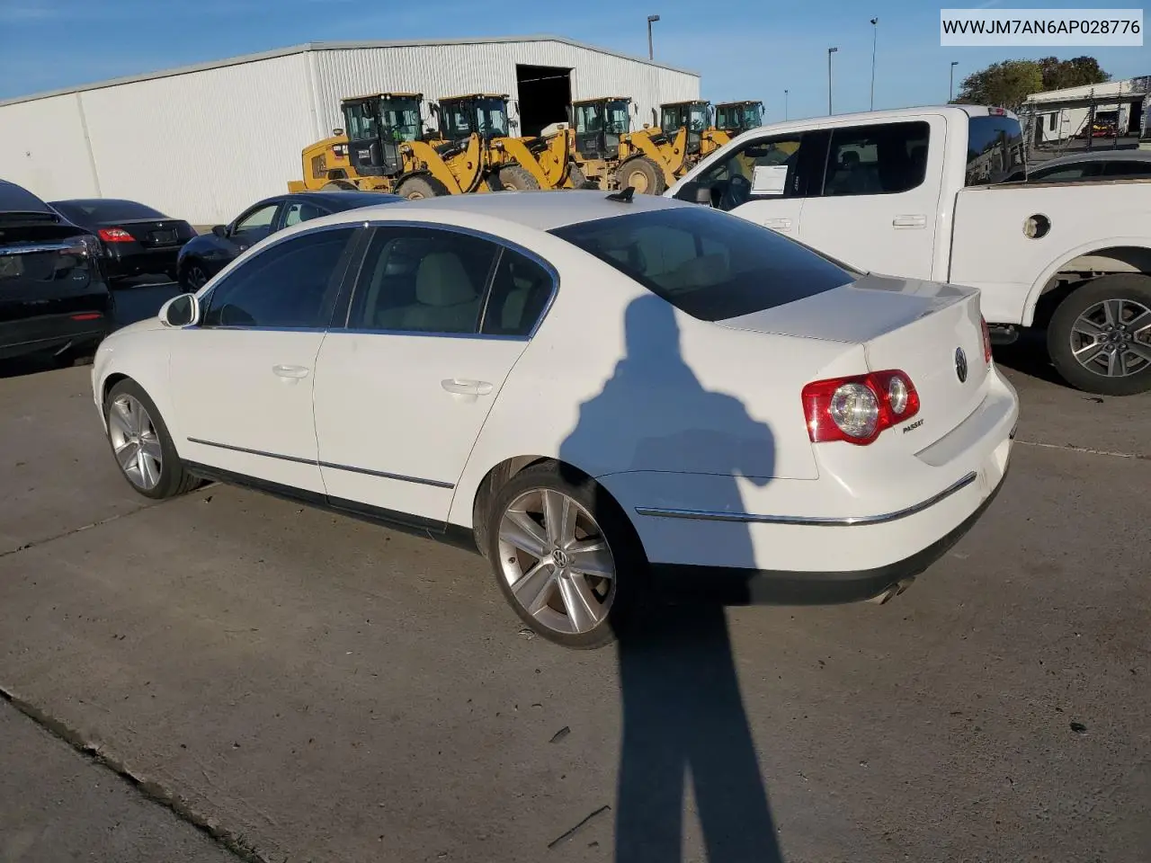 WVWJM7AN6AP028776 2010 Volkswagen Passat Komfort