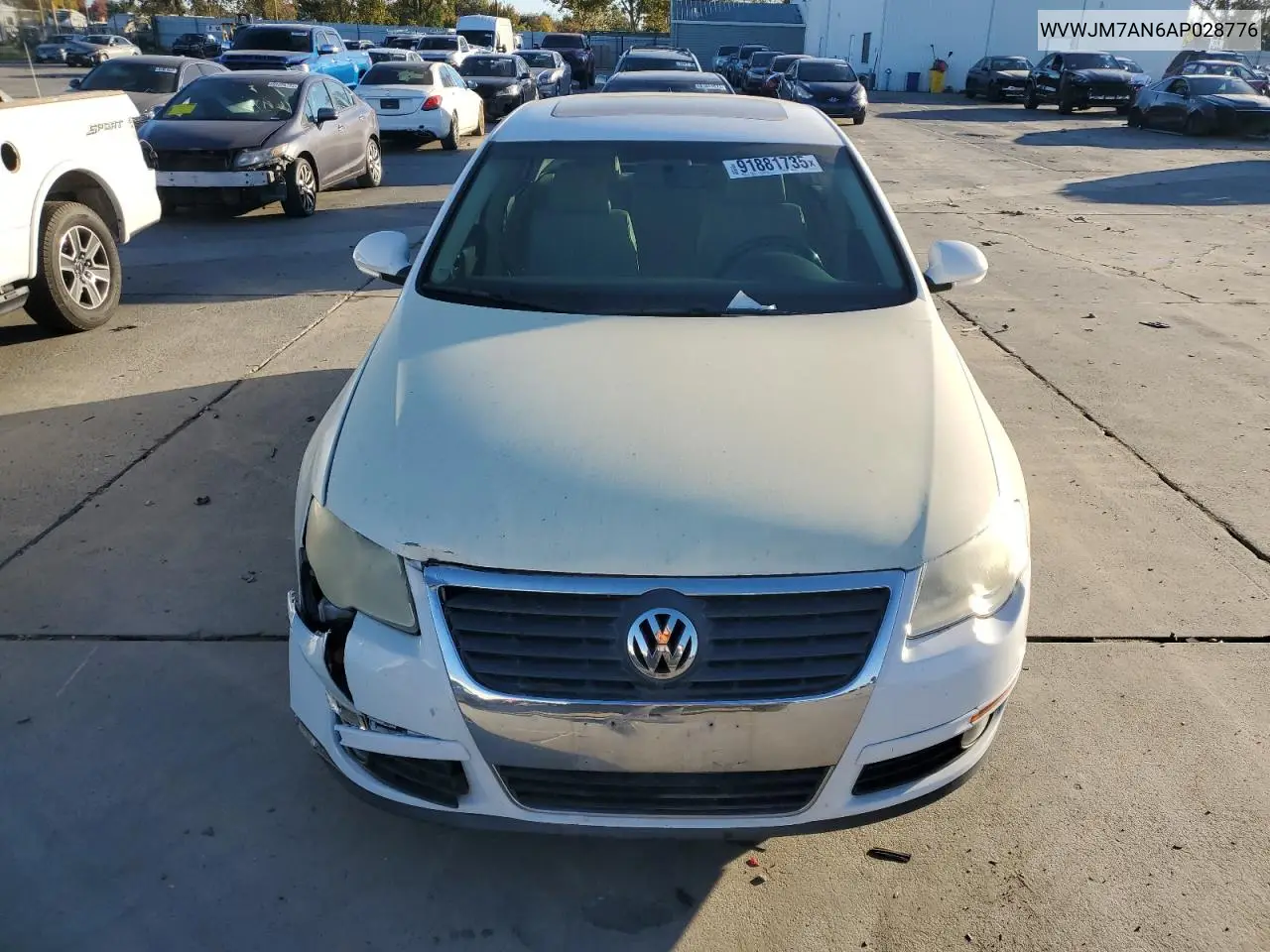 WVWJM7AN6AP028776 2010 Volkswagen Passat Komfort