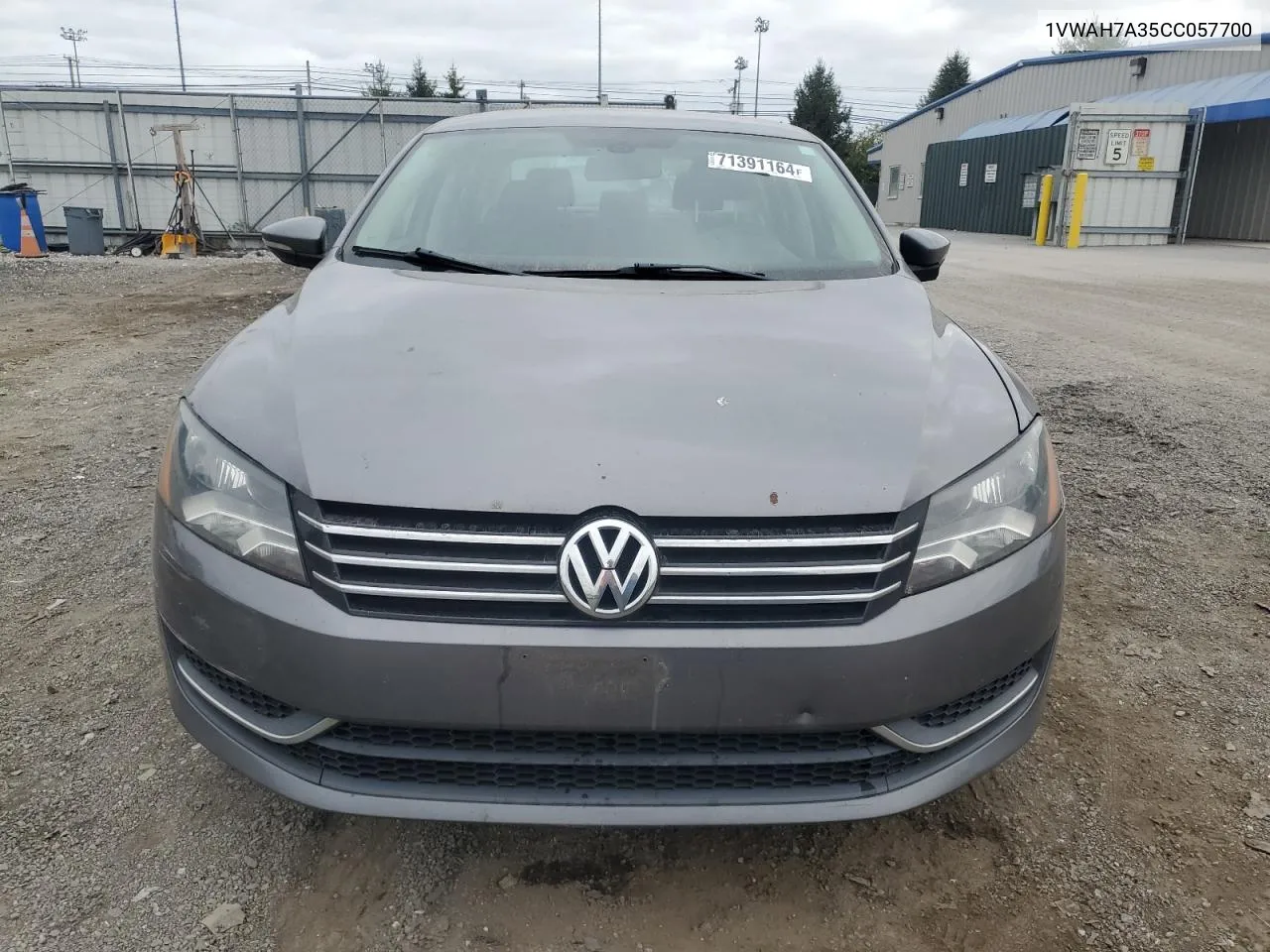 1VWAH7A35CC057700 2012 Volkswagen Passat S