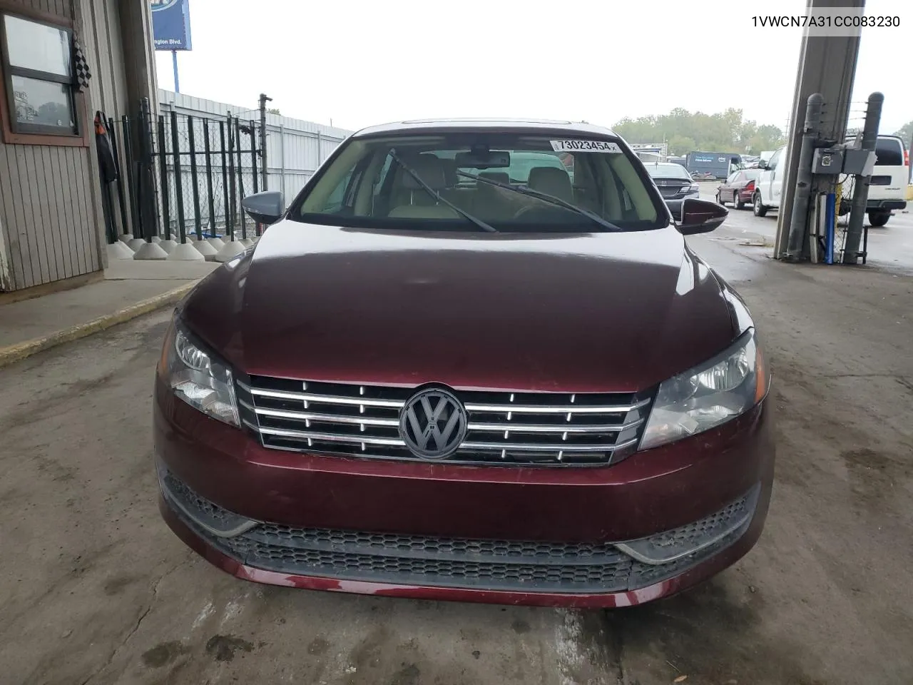 1VWCN7A31CC083230 2012 Volkswagen Passat Sel