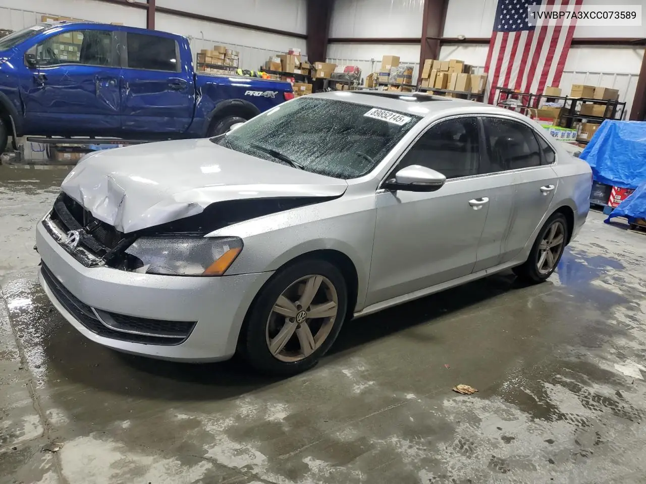 1VWBP7A3XCC073589 2012 Volkswagen Passat Se