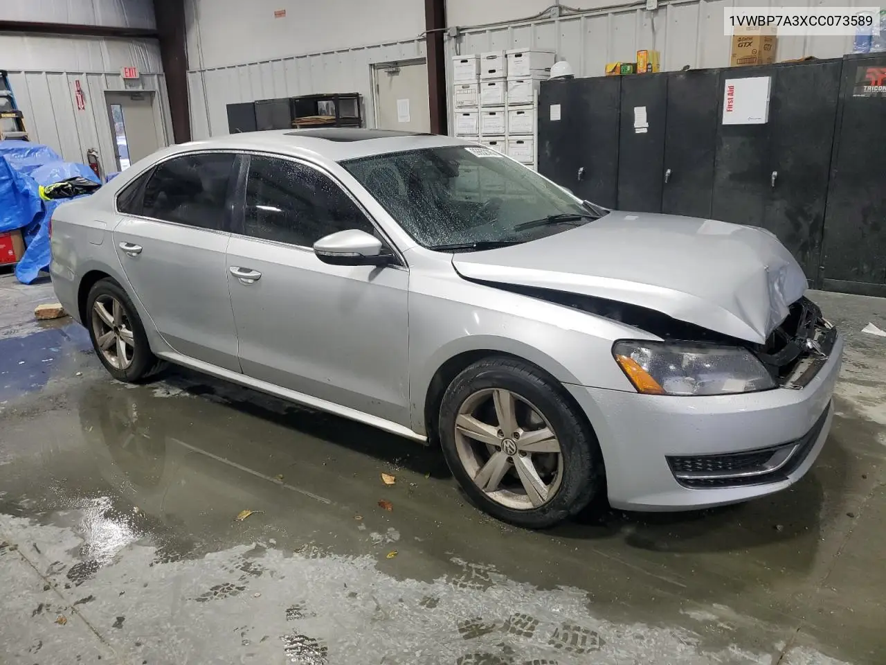 1VWBP7A3XCC073589 2012 Volkswagen Passat Se